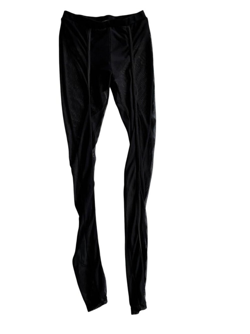 Fashion Nova Women's Black See Thru Shear Leggings